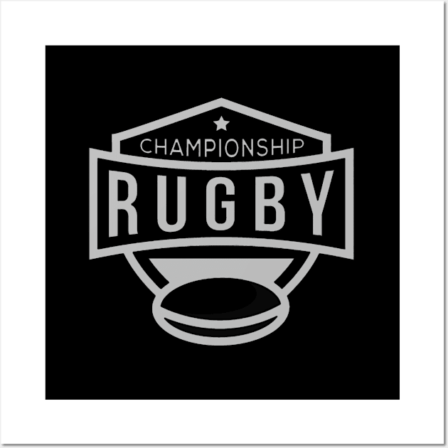 Rugby Wall Art by Brainable ART